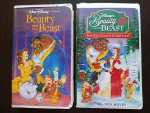 Disney VHS Beauty1325 and the Beast & Enchanted - 12195 - Picture 1 of 2