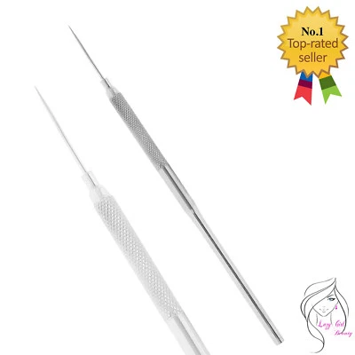 PUROVI Milia Entfernung professionelles Kosmetikwerkzeug feine Spitze Nadel Akne Mitesser Pickel