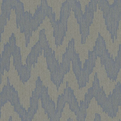 Fleece Wallpaper Marburg Memento Zig Zag Abstract Blue Metallic 84892 (€16.62/1sqm) - Image 1 of 3