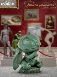 Stitch Art Gallery Series Stitch Thinker Stitch Mini Egg Attack 3in Figure - Picture 1 of 7