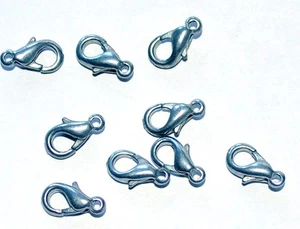 quanlity alloy lobster clasps 10mm nickel free - Picture 1 of 2