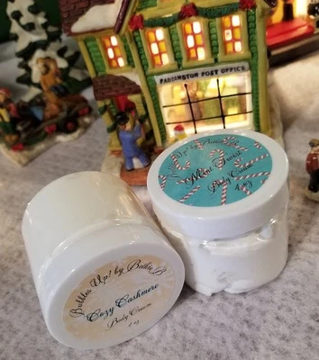 Holiday 身体霜,手工制作 4 盎司罐,节日香水,香氛乳液 — 第 1/4 张图片