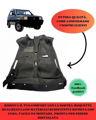 MOQUETTE PAVIMENTO INTERNO AUTO PER FIAT PANDA 141-4x4 (anno dal 1986 al 2003)