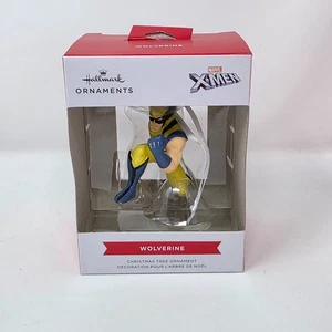 Hallmark Marvel X-Men Wolverine Superhéroe Adorno Árbol de Navidad Vacaciones Amarillo - Imagen 1 de 4