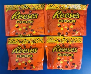(4) Reese's Pieces Candy Big Resealable Bags, 9oz. BB: 01/2026 - Picture 1 of 1