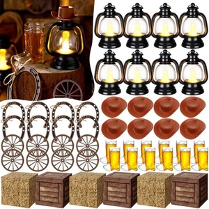 96 Pcs Western Theme Party Decoration Set Cowboy Themed Party Supplies - Mini... - Picture 1 of 6