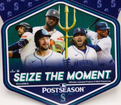Seattle Mariners - 2025 Postseason - Seize the Moment - Decal - 3.5" x 3" - Image 1 of 4