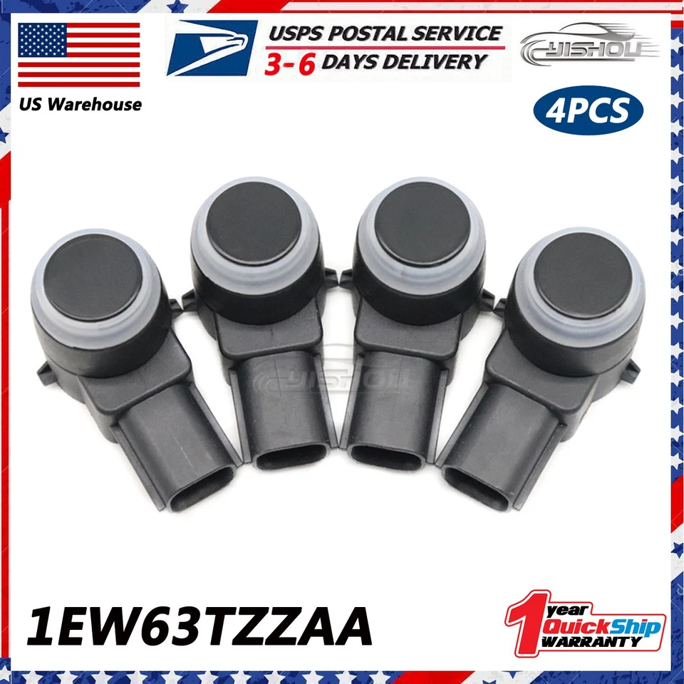 Set of 4 Backup Park Assist Sensor Rear for Chrysler Dodge Jeep Ram 1500 2500 US - Image 1 of 4
