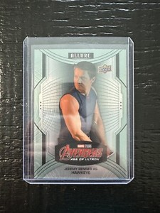 2022 Upper Deck Marvel Allure #132 STEEL VARIANT Jeremy Renner HAWKEYE SSP RARE!