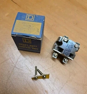 NUEVO BLOQUE DE CONTACTOS CUADRADO D 9001-TE1 CONTENEDOR STOCK ANTIGUO28 - Imagen 1 de 1