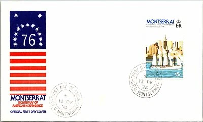 Montserrat 1976 FDC - BiCentenary of American Independence - F12496 - Image 1 of 2