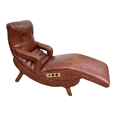 Mid Century Modern Contour Massage Recliner Chair Lounge Co Cover
