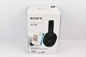 NEW Sony WH-L600 Over the Head Wireless Digital Headphones For Watching TV Black - Picture 1 of 21