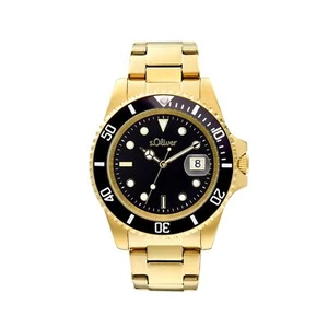s.Oliver Herren Uhr Armbanduhr Edelstahl Gold 2036548 - Bild 1 von 4