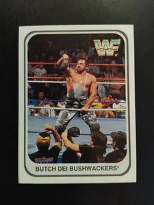 WWF MERLIN 1991 TRADING CARDS WRESTLING BUSHWACKERS BUTCH n 66/150 OTTIMA - Imagen 1 de 2