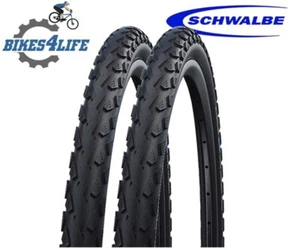 2 x Schwalbe Land Cruiser 28 x 1.75 (47-622) Bike Tyres & Schrader Tubes - Picture 1 of 1
