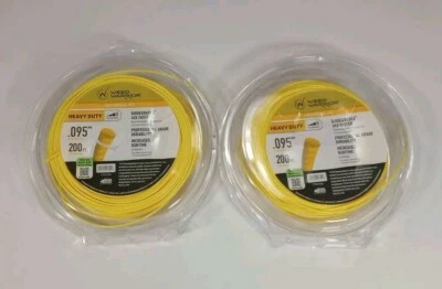2 paquetes de línea recortadora biodegradable de alta resistencia Weed Warrior de 0,095" x 200 pies Foto 1 de 3