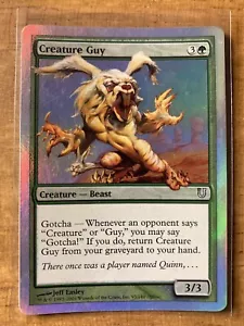 MTG✨CREATURE GUY FOIL✨Unhinged NM/M Uncommon 2004 UNPLAYED J. Easley MTG Artwork - Picture 1 of 2