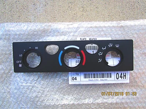 00 - 02 TOYOTA 4RUNNER A/C HEATER CLIMATE CONTROL FACE PLATE BEZEL TRIM OEM NEW - Picture 1 of 4