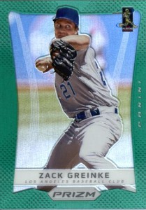 2012 Panini Prizm Prizms Green #82 Zack Greinke
