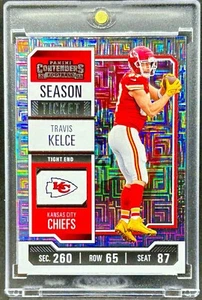 Travis Kelce RARE MOJO TICKET REFRACTOR INVESTMENT CARD SSP PANINI CHIEFS MINT - Picture 1 of 2