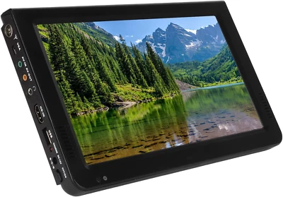 TV LED Portatile da 10 Pollici, Mini Monitor TV HD 1080P con Antenna per Campegg - Immagine 1 di 4