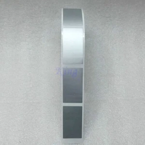 1000pcs on a roll Glossy Silver Scratch Off Sticker 23mm x 42mm ,0.90" X 1.65" - Picture 1 of 3