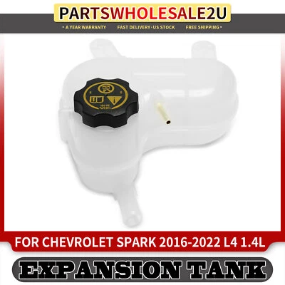 Резервуар охлаждающей жидкости двигателя 1 шт с крышкой для Chevrolet Spark 2016-2022 L4 1,4 л - Изображение 1 из 4