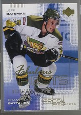 2000-01 Upper Deck Pros & Prospects /1000 Jeff Bateman #129 Rookie RC