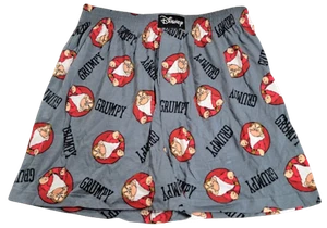 Official Disney Grumpy Dwarf Snow White Sleepwear Lounge Shorts! - Picture 1 of 1