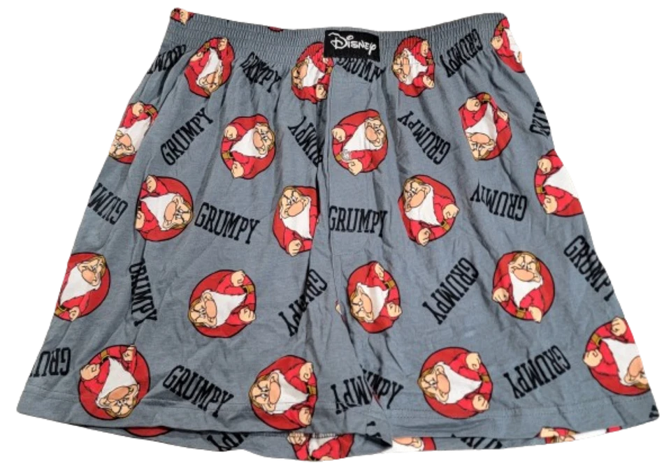 Official Disney Grumpy Dwarf Snow White Sleepwear Lounge Shorts! - Image 1 of 1