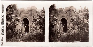 Maroc Rabat.Porte de Chellah inté.Stereoview.Stereo originale Argentique.Morocco - Picture 1 of 1