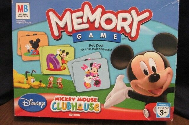 Mickey Mouse Clubhouse Memory Game (Brand New, Sealed) 2007 Milton Bradley