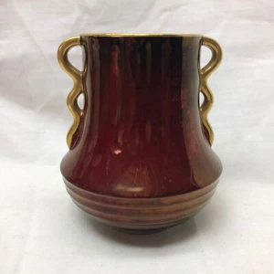 Carlton Ware Vase Twin Handle Lustre Made in England - Picture 1 of 8