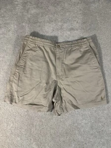 Polo Ralph Lauren Para Hombre Calce Clásico 5.5” Pantalones Cortos Prepster Cordón Beige L - Imagen 1 de 10