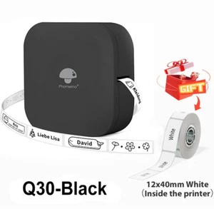Phomemo Q30 Label Maker Drahtloser Mini Thermodrucker Tragbarer Kleber Aufkleber - Bild 1 von 21