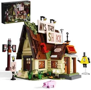 Gravity Falls Mystery Shack Cabin & Bill Building Block 965PCS House MOC Brick - Picture 1 of 18