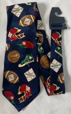 Corbata de cuello Tabasco Hot Pepper Sauce SEDA EE. UU. Béisbol Fútbol Baloncesto Foto 1 de 4