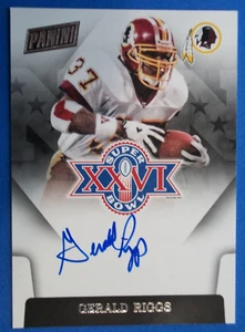 2021 Elements Update 2015 Super Bowl Signatures Gerald Riggs Redskins Auto - Bild 1 von 2