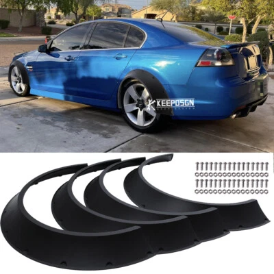 Kit de corpo arcos de roda flexíveis alargadores de para-lama 4 peças 4,5" para Pontiac GTO 2004-2006 - Imagem 1 de 4