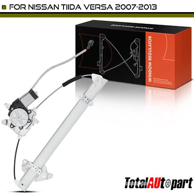 Window Regulator 2 Pins w/ Motor for Nissan Versa 2007-2012 Tiida Front Right - Image 1 of 4