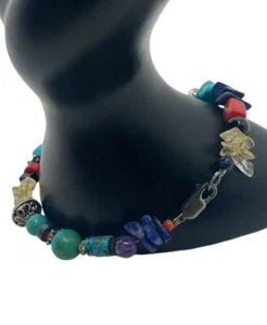 Silpada Armband "Natures Colors" Sterlingsilber natürlicher Edelstein Stein BO988 - Bild 1 von 10