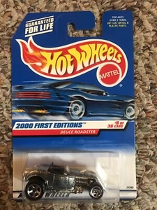 DEUCE ROADSTER, Hot Wheels #066, 2000 FIRST EDITIONS 6/36, unlackiert, 5SP wheels - Bild 1 von 2