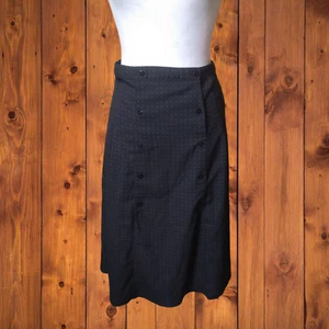 Forever 21 Contemporary Women's XS Midi Polka Dot A-Line Skirt Button Front - Picture 1 of 5