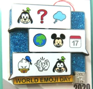 Prendedor Disney DS Día Mundial del Emoji 2020 LE 4000 - Imagen 1 de 4