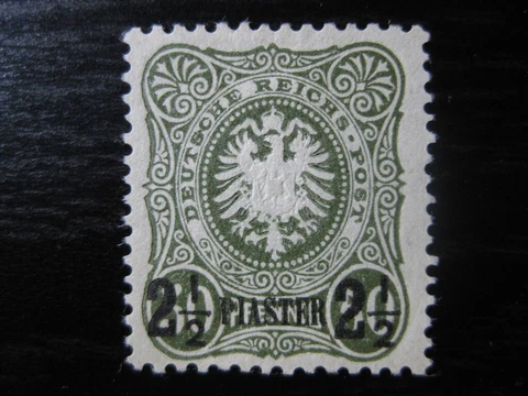 TURKEY GERMAN OFFICES COLONY Mi. #5ba mint stamp (ex-Sismondo stock)! CV $420.00 Cover