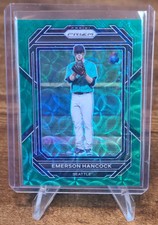 2023 Panini Prizm EMERSON HANCOCK #24 Green Scope 37/75 + Ruby wave