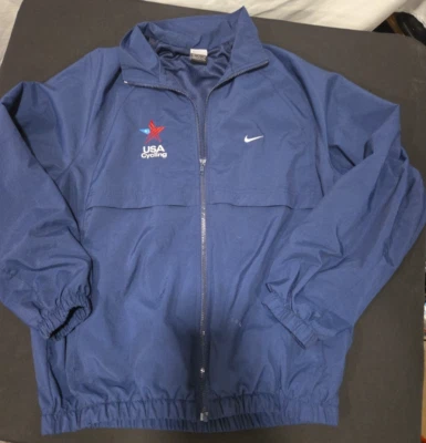 De colección Nike EE. UU. Equipo de Ciclismo Winbreaker Hombre Mediano Foto 1 de 4
