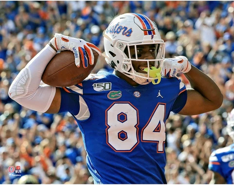 Kyle Pitts Florida Gators Unsigned Flexing Photograph Cover