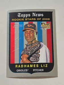 Radiocontrol Radhames Liz 2008 Topps Heritage cromo #C149 106/1959 Baltimore Orioles - Imagen 1 de 2